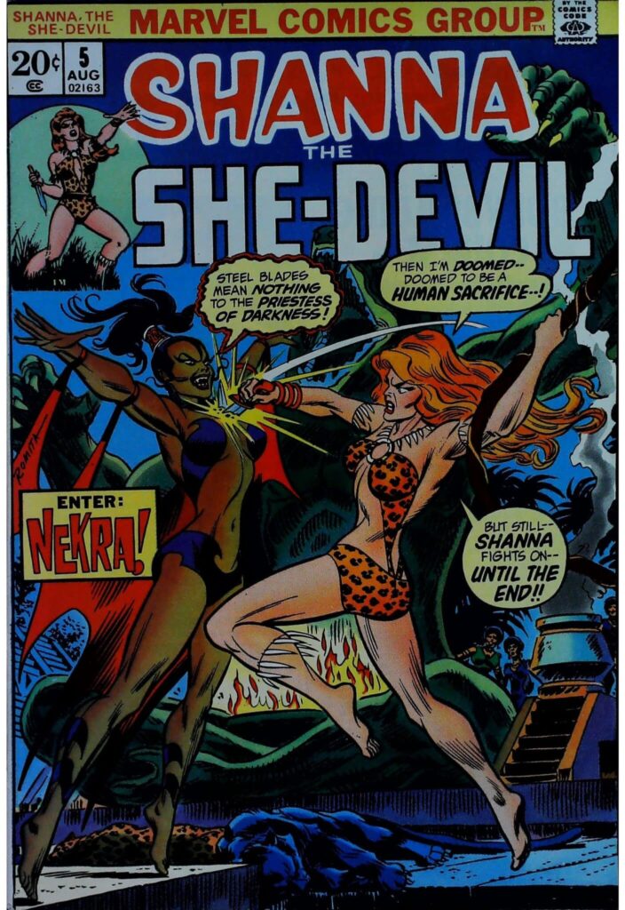 Shanna The She-Devil #5, vue de l'exemplaire
