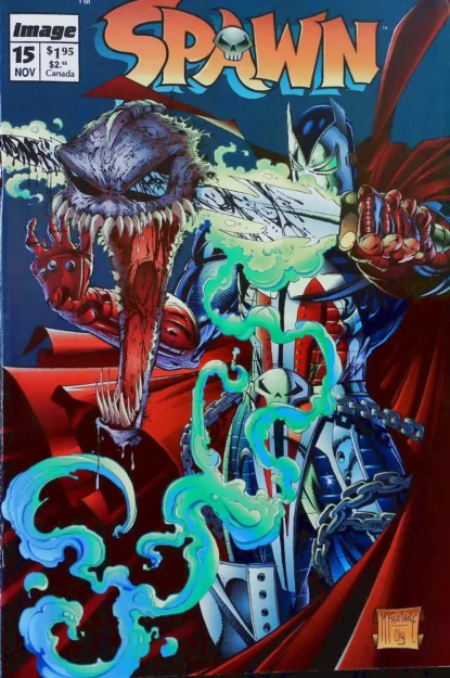 SPAWN (1992) #15 - Image - lecubeacomics.com Couverture de SPAWN (1992) #15 - par Olyoptics - lecubeacomics.com