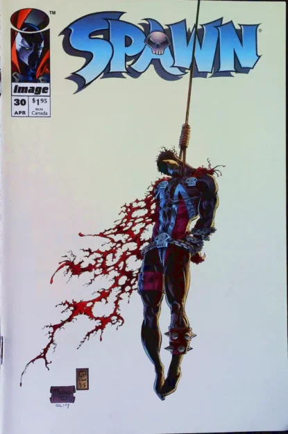 SPAWN (1992) #30 - Image - lecubeacomics.com Couverture de SPAWN (1992) #30 - par Greg Capullo - lecubeacomics.com