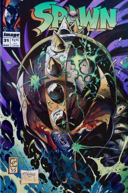 SPAWN (1992) #31 - Image - lecubeacomics.com Couverture de SPAWN (1992) #31 - par Greg Capullo - lecubeacomics.com