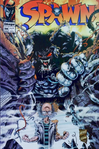 Couverture de SPAWN (1992) #38 - par Kevin Conrad Hanna - lecubeacomics.com