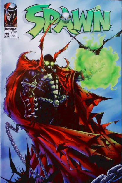 SPAWN (1992) #46 - Image - lecubeacomics.com Couverture de SPAWN (1992) #46 - par Kevin Conrad Hanna - lecubeacomics.com
