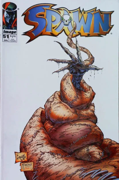 Couverture de SPAWN (1992) #51 - par Brian Haberlin - lecubeacomics.com
