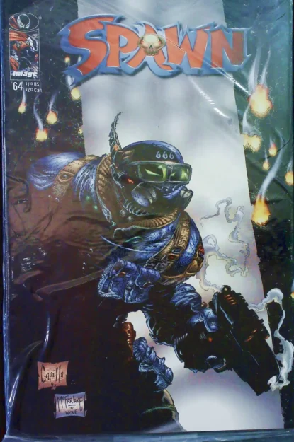 SPAWN (1992) #64 - Image - lecubeacomics.com Couverture de SPAWN (1992) #64 - par Chance Wolf - lecubeacomics.com