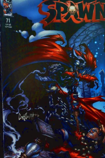 SPAWN (1992) #71 - Image - lecubeacomics.com Couverture de SPAWN (1992) #71 - par Danny Miki - lecubeacomics.com