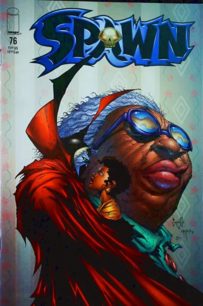 SPAWN (1992) #76 - Image - lecubeacomics.com Couverture de SPAWN (1992) #76 - par Danny Miki - lecubeacomics.com