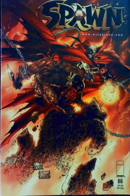 SPAWN (1992) #86 - Image - lecubeacomics.com Couverture de SPAWN (1992) #86 - par Dan Kemp - lecubeacomics.com