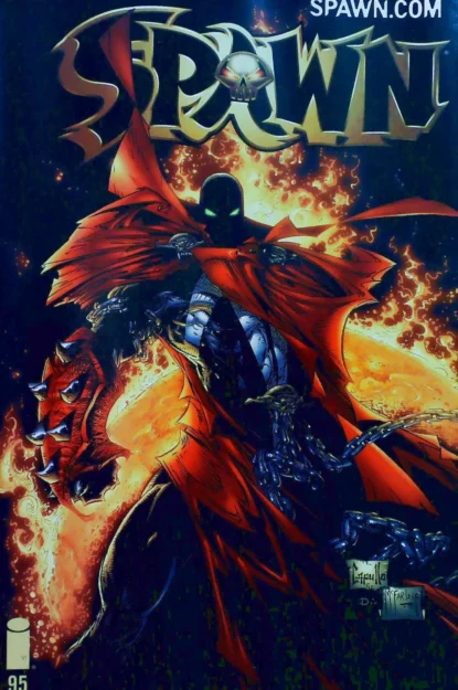 SPAWN (1992) #95 - Image - lecubeacomics.com Couverture de SPAWN (1992) #95 - par Greg Capullo - lecubeacomics.com