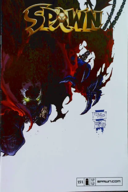 SPAWN (1992) #151 - Image - lecubeacomics.com Couverture de SPAWN (1992) #151 - par Greg Capullo - lecubeacomics.com