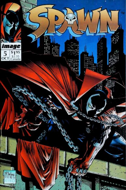 SPAWN (1992) #5 - Image - lecubeacomics.com Couverture de SPAWN (1992) #5 - par Kiko Taganashi - lecubeacomics.com
