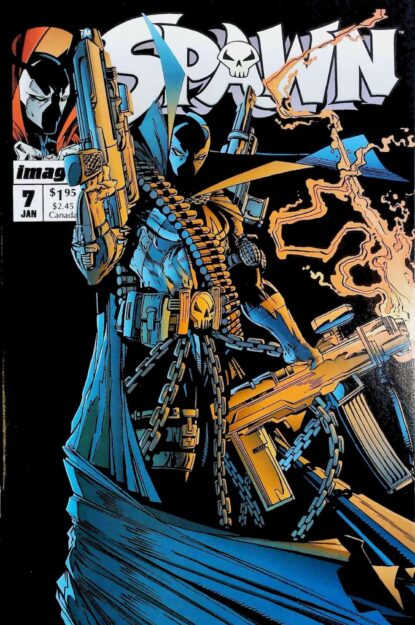 SPAWN (1992) #7 - Image - lecubeacomics.com Couverture de SPAWN (1992) #7 - par Todd McFarlane - lecubeacomics.com
