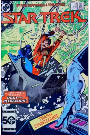 Couverture de STAR TREK (1984) #18 - par Klaus Janson - lecubeacomics.com