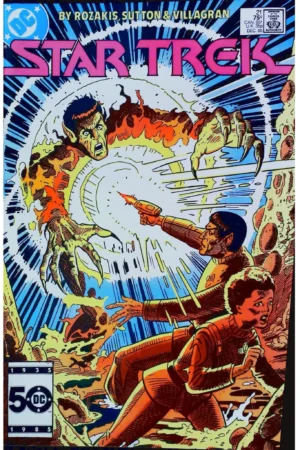Couverture de STAR TREK (1984) #21 - par Bill Wray - lecubeacomics.com
