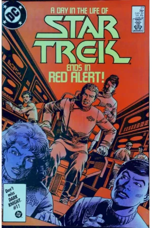 Couverture de STAR TREK (1984) #27 - par Joe Brozowski - lecubeacomics.com