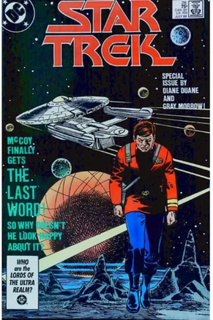 Couverture de STAR TREK (1984) #28 - par Joe Brozowski - lecubeacomics.com