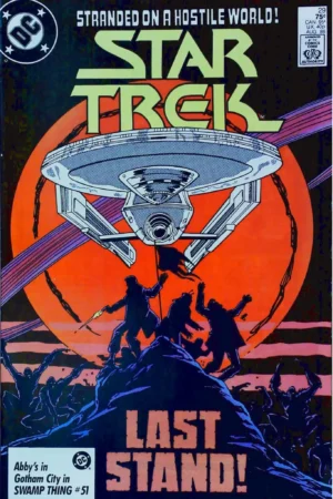 Couverture de STAR TREK (1984) #29 - par Joe Brozowski - lecubeacomics.com