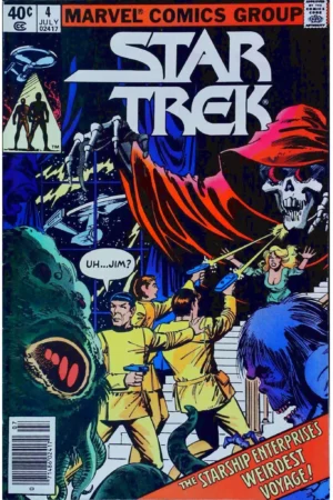 Couverture de STAR TREK (1980) #4 - par Dave Cockrum - lecubeacomics.com