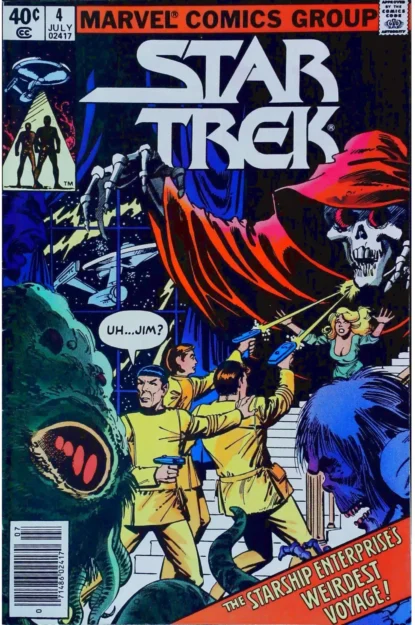 STAR TREK (1980) #4 - Marvel - lecubeacomics.com Couverture de STAR TREK (1980) #4 - par Dave Cockrum - lecubeacomics.com