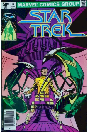 Couverture de STAR TREK (1980) #8 - par Dave Cockrum - lecubeacomics.com
