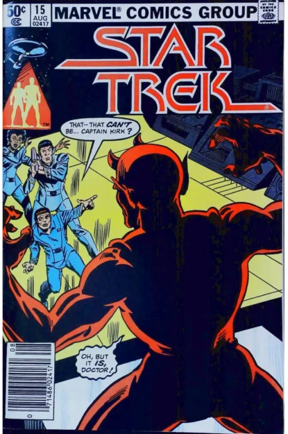 STAR TREK (1980) #15 - Marvel - lecubeacomics.com Couverture de STAR TREK (1980) #15 - par Dave Cockrum - lecubeacomics.com