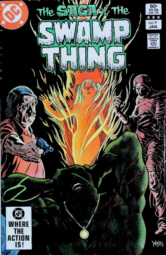 Saga Of Swamp Thing #9, vue de l'exemplaire