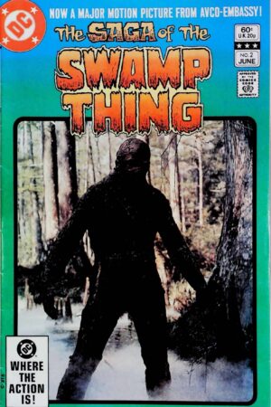 Couverture de SAGA OF SWAMP THING (1982) #2 - par - lecubeacomics.com