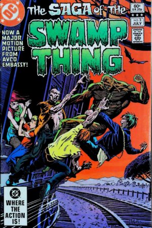 Couverture de SAGA OF SWAMP THING (1982) #3 - par Tom Yeates - lecubeacomics.com