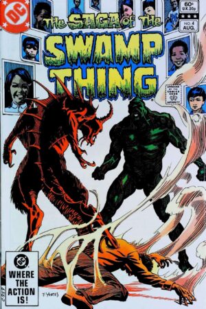 Couverture de SAGA OF SWAMP THING (1982) #4 - par Tom Yeates - lecubeacomics.com