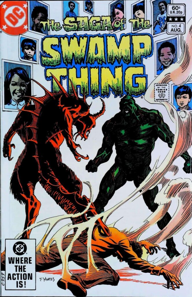 Saga Of Swamp Thing #4, vue de l'exemplaire