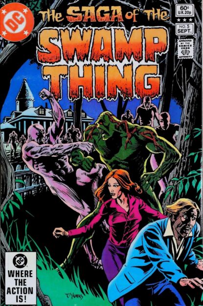 SAGA OF SWAMP THING (1982) #5 - DC Comics - lecubeacomics.com Couverture de SAGA OF SWAMP THING (1982) #5 - par Tom Yeates - lecubeacomics.com