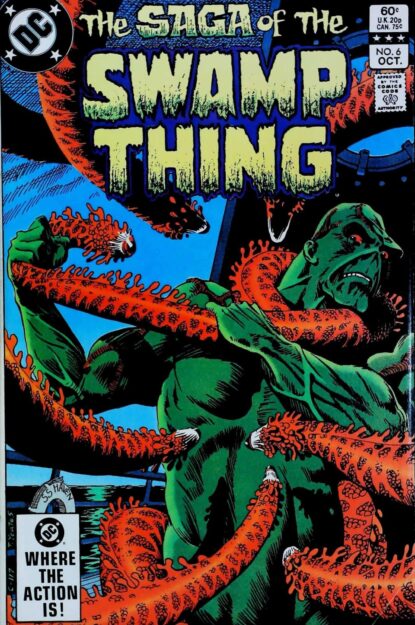 SAGA OF SWAMP THING (1982) #6 - DC Comics - lecubeacomics.com Couverture de SAGA OF SWAMP THING (1982) #6 - par Tom Yeates - lecubeacomics.com