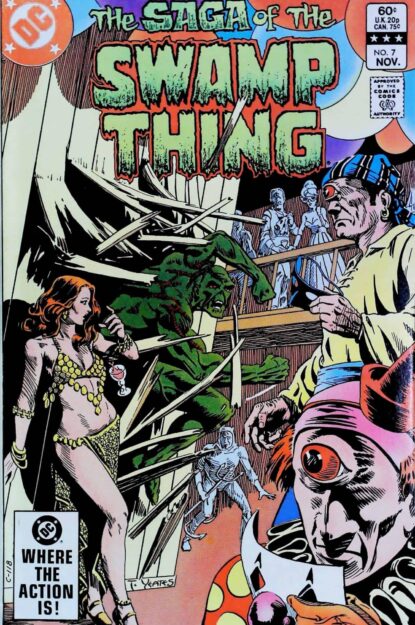 SAGA OF SWAMP THING (1982) #7 - DC Comics - lecubeacomics.com Couverture de SAGA OF SWAMP THING (1982) #7 - par Tom Yeates - lecubeacomics.com