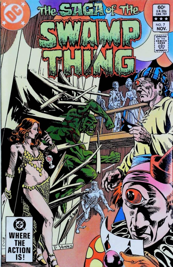 Saga Of Swamp Thing #7, vue de l'exemplaire