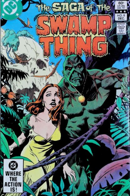 SAGA OF SWAMP THING (1982) #8 - DC Comics - lecubeacomics.com Couverture de SAGA OF SWAMP THING (1982) #8 - par Tom Yeates - lecubeacomics.com