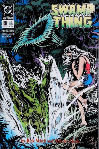 SWAMP THING (1986) #80 - DC Comics - lecubeacomics.com Couverture de SWAMP THING (1986) #80 - par John Totleben - lecubeacomics.com
