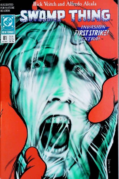Couverture de SWAMP THING (1986) #81 - par Rick Veitch - lecubeacomics.com