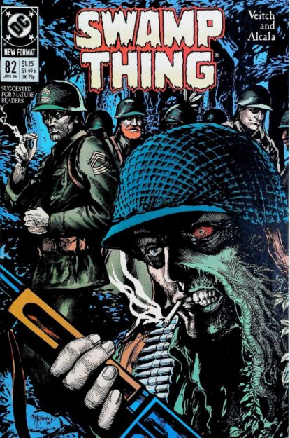 Couverture de SWAMP THING (1986) #82 - par John Totleben - lecubeacomics.com