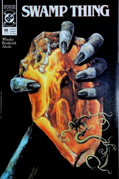 SWAMP THING (1986) #90 - DC Comics - lecubeacomics.com Couverture de SWAMP THING (1986) #90 - par John Totleben - lecubeacomics.com