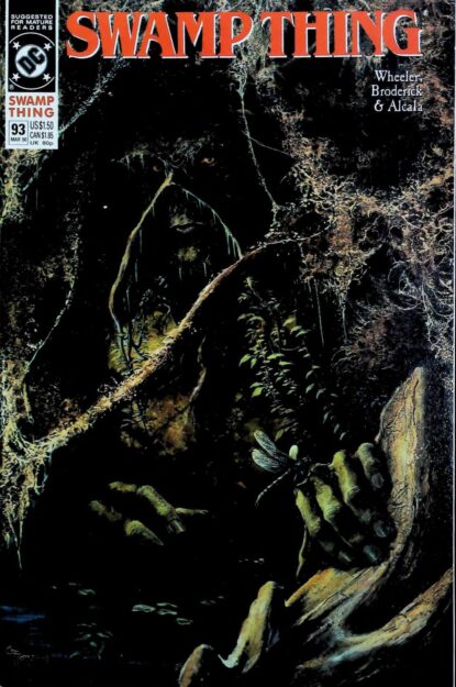 SWAMP THING (1986) #93 - DC Comics - lecubeacomics.com Couverture de SWAMP THING (1986) #93 - par John Totleben - lecubeacomics.com