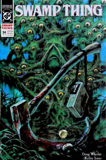 SWAMP THING (1986) #94 - DC Comics - lecubeacomics.com Couverture de SWAMP THING (1986) #94 - par John Totleben - lecubeacomics.com