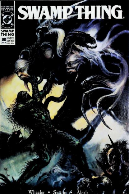 SWAMP THING (1986) #98 - DC Comics - lecubeacomics.com Couverture de SWAMP THING (1986) #98 - par John Totleben - lecubeacomics.com