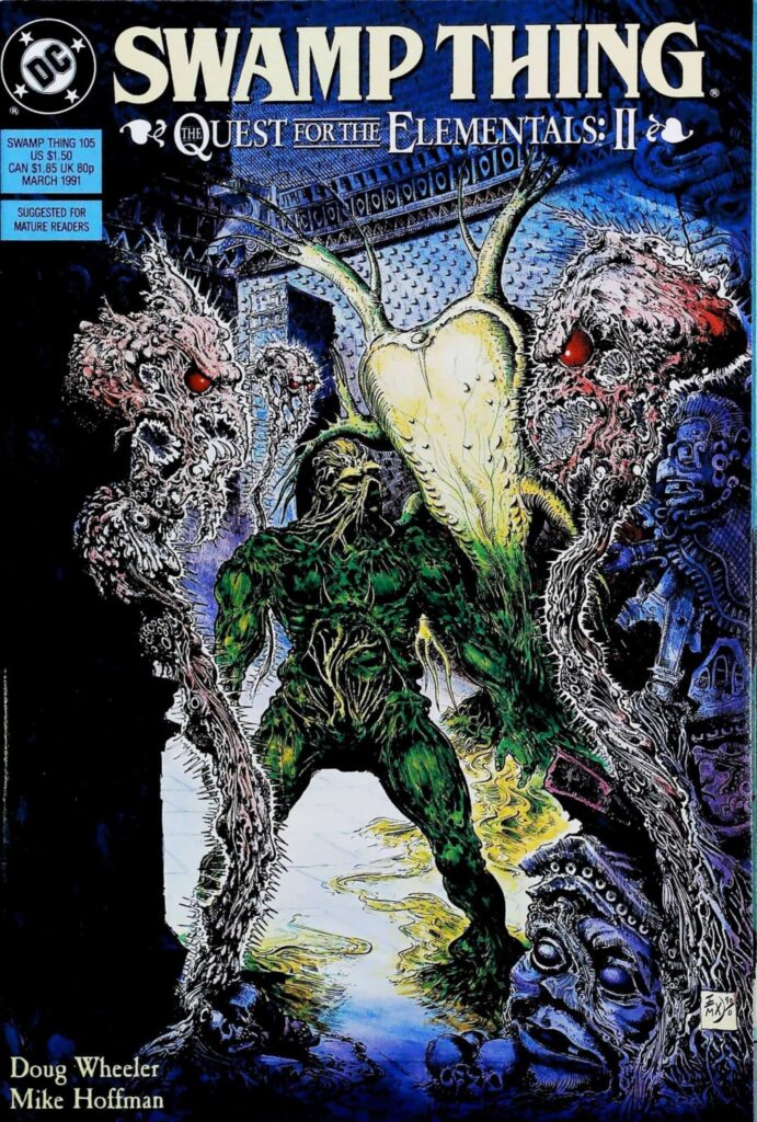 Swamp Thing #105, vue de l'exemplaire