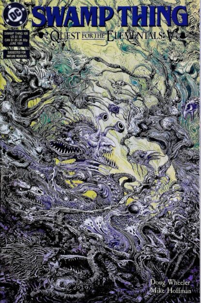 Couverture de SWAMP THING (1986) #108 - par Ian Miller - lecubeacomics.com