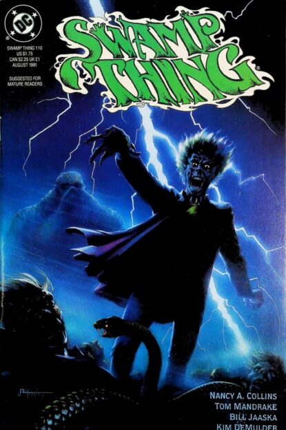 Couverture de SWAMP THING (1986) #110 - par John Higgins - lecubeacomics.com