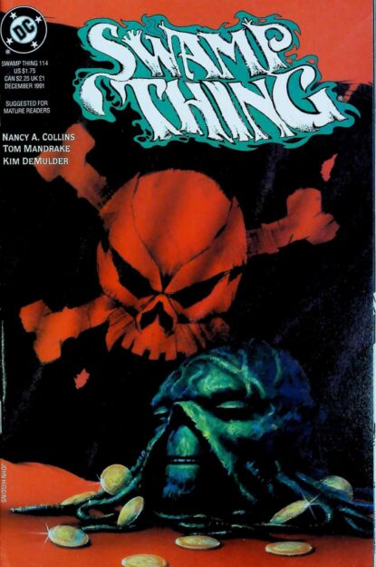 SWAMP THING (1986) #114 - DC Comics - lecubeacomics.com Couverture de SWAMP THING (1986) #114 - par John Higgins - lecubeacomics.com
