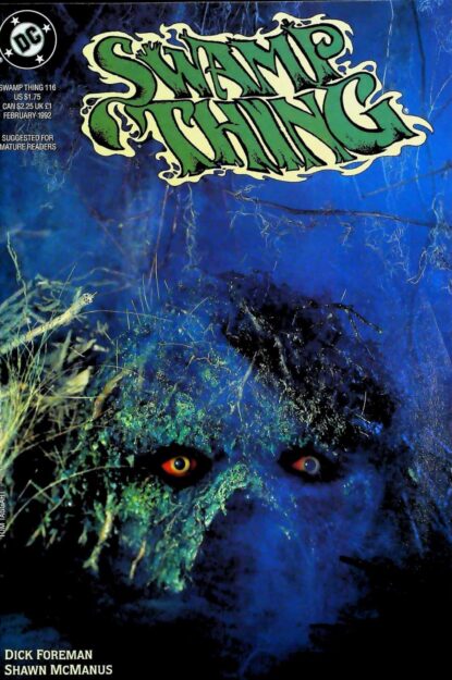 SWAMP THING (1986) #116 - DC Comics - lecubeacomics.com Couverture de SWAMP THING (1986) #116 - par Tom Taggart - lecubeacomics.com