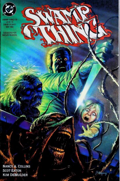 Couverture de SWAMP THING (1986) #119 - par John Higgins - lecubeacomics.com
