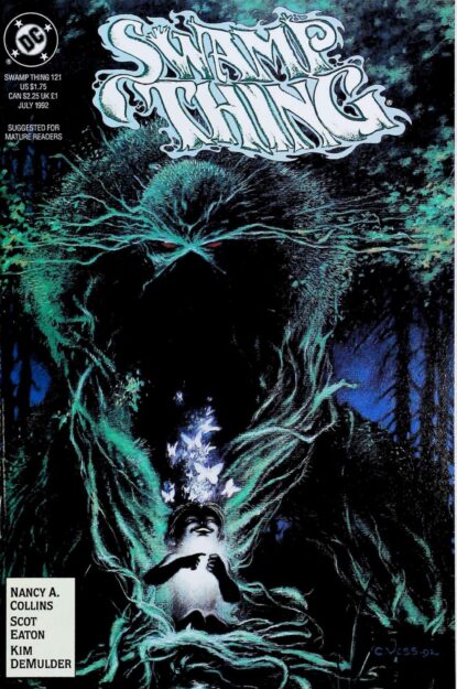 Couverture de SWAMP THING (1986) #121 - par Charles Vess - lecubeacomics.com