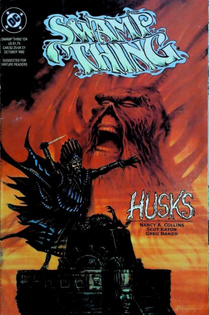 Couverture de SWAMP THING (1986) #124 - par John Higgins - lecubeacomics.com