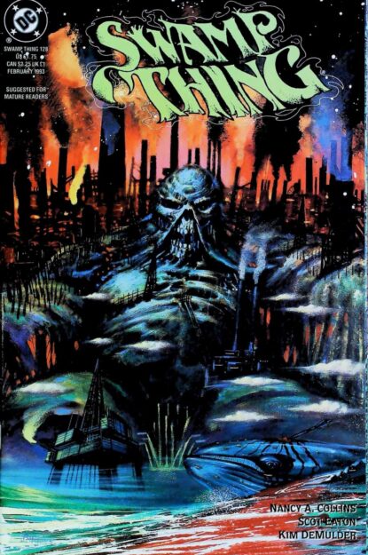 Couverture de SWAMP THING (1986) #128 - par John Higgins - lecubeacomics.com